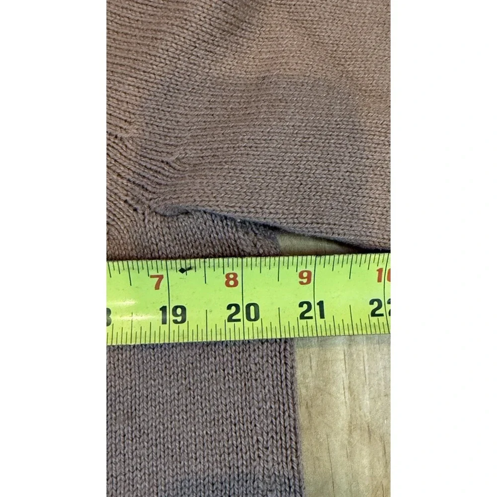 Banana Republic Mens M Knitwear Pullover Ski Turtleneck Sweater Dark Camel Brown